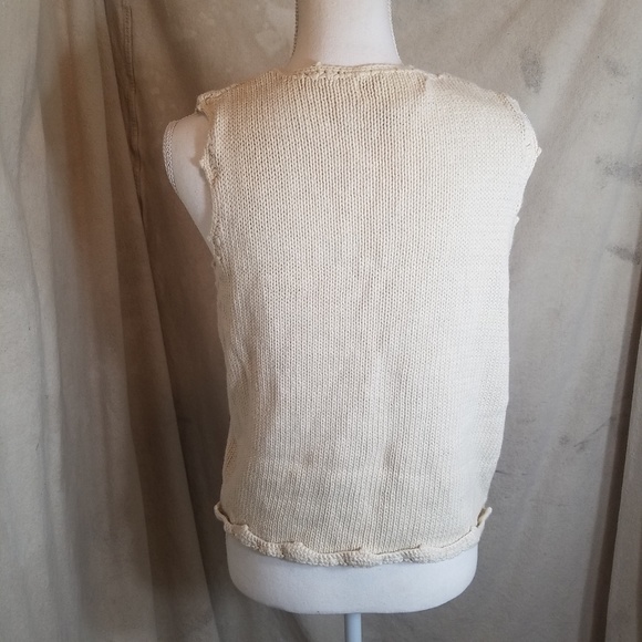 Real Vintage 90s Knitted and Embroidered Vest - Picture 5 of 5